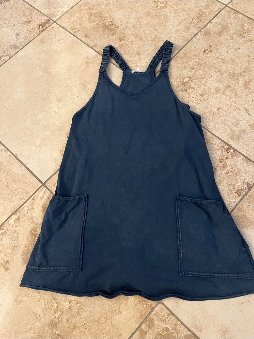 Sundry Blue Cotton Sport Dress XS